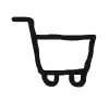 E-commerce shopping cart icon